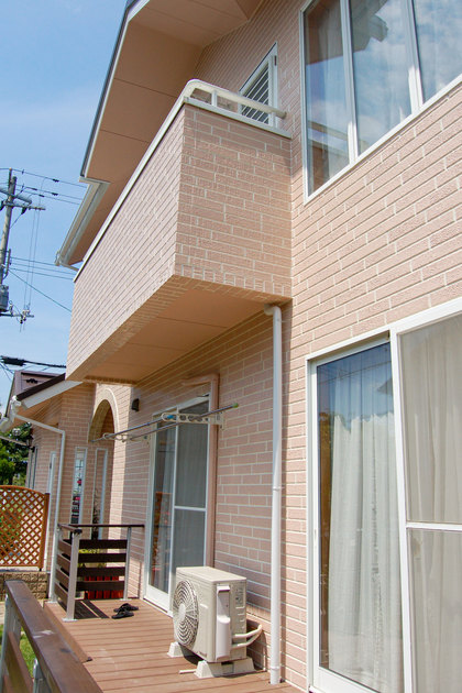 軒天、破風、雨樋、エアコン配管カバー